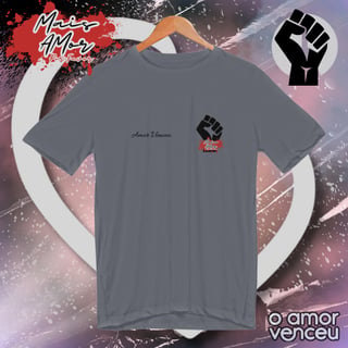 Nome do produto Camiseta Sport Dry UV Mais Amor Por Favor Protesto