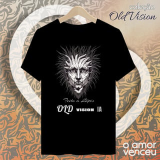 Nome do produto Camiseta Plus Old Vision Face (Promoção)