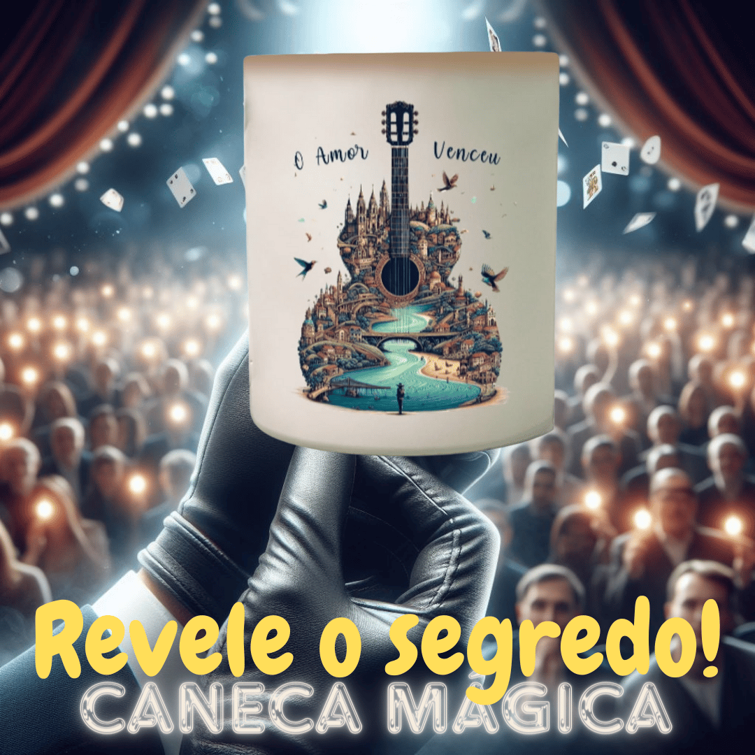 Nome do produto: Caneca Mágica Banda