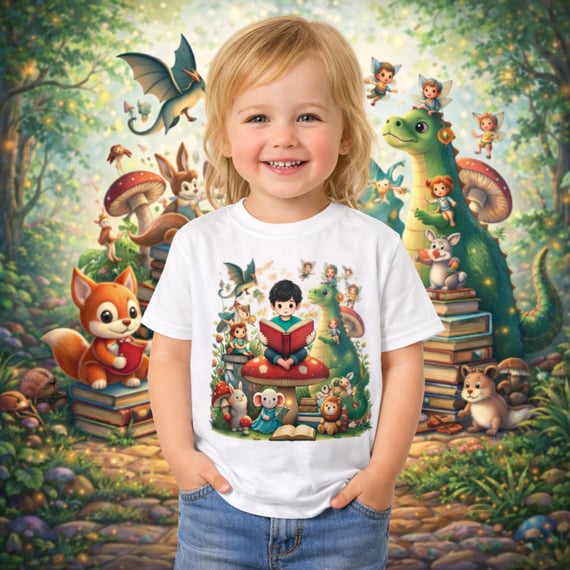 Camiseta Infantil Incentivo a leitura