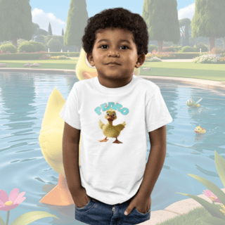 Nome do produto Camiseta Infantil O Pato Que Ajudava os Amigos