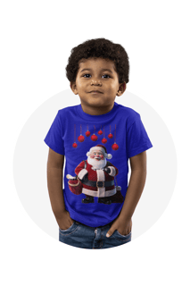 Nome do produto Camiseta Infantil  O Presente Invisível do Papai Noel