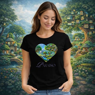 Camiseta Feminina Paraíso Literário