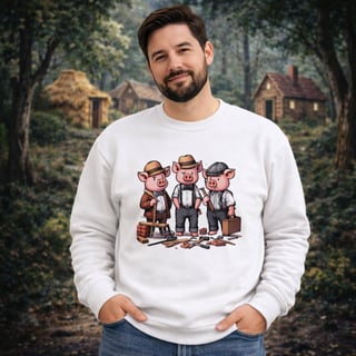 Nome do produto Moletom Os Três Porquinhos