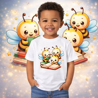 Nome do produto Camiseta Infantil Abelhas Fofas