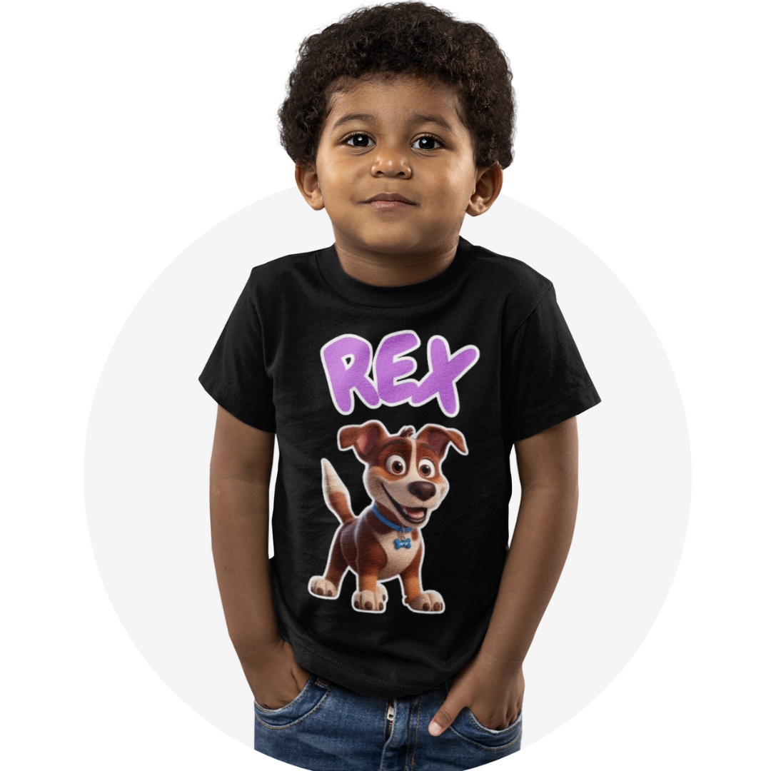 Camiseta Infantil Rex e o Poder da Paciência