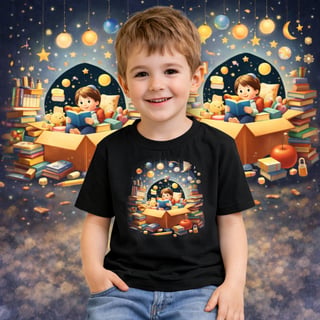 Camiseta Infantil Menino Leitor