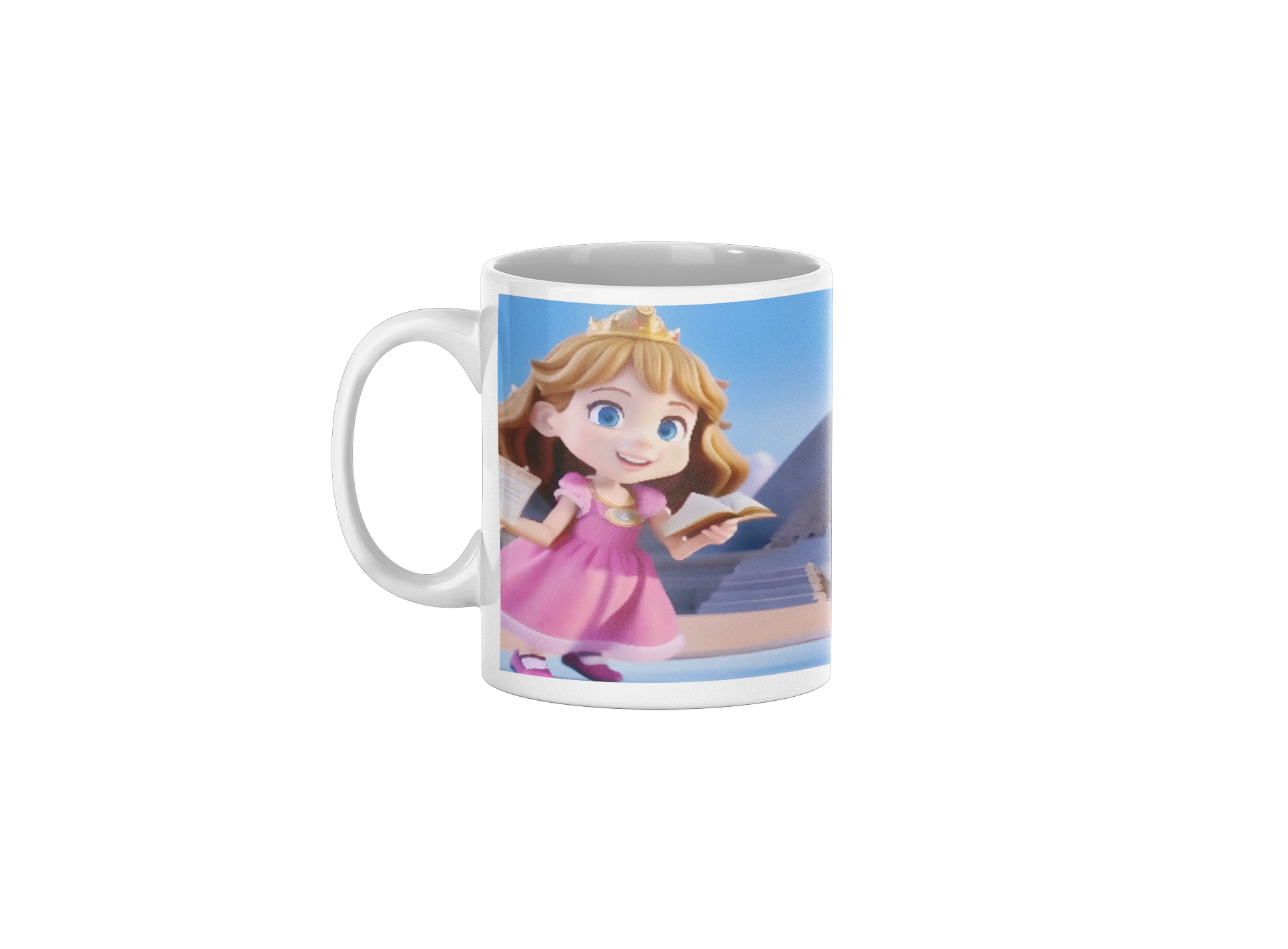 Caneca Princesa Gigica nas Pirâmides