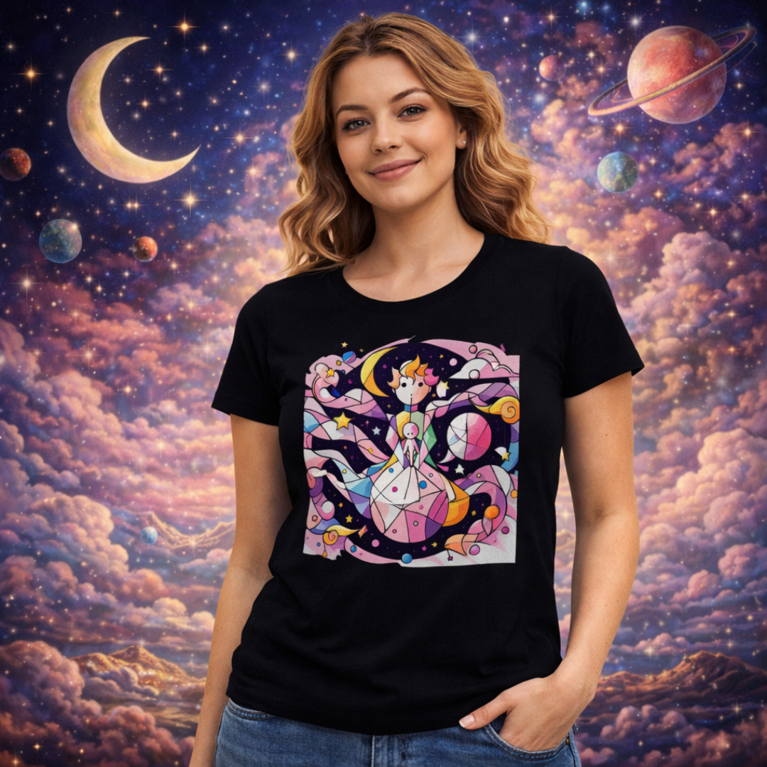 Nome do produto: Camiseta Pequeno Príncipe Cubismo