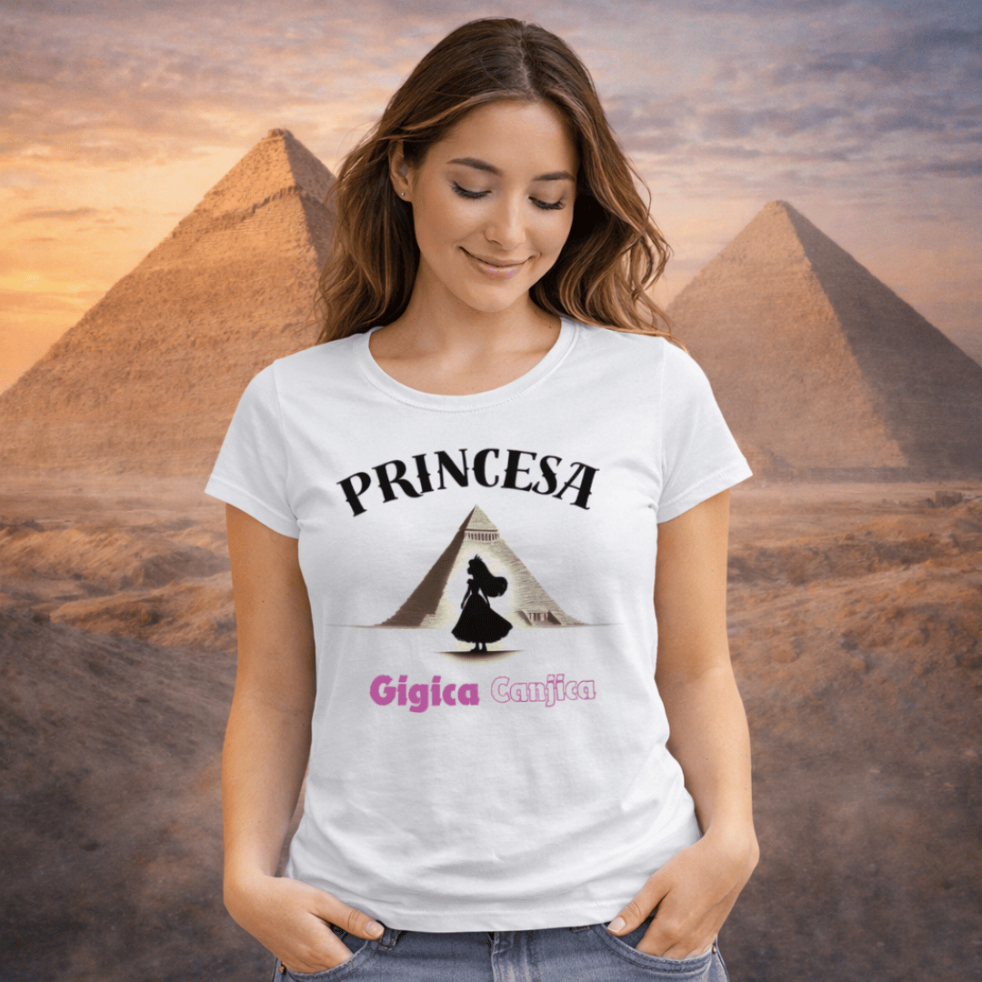Nome do produto: Camiseta Feminina Princesa Gigica