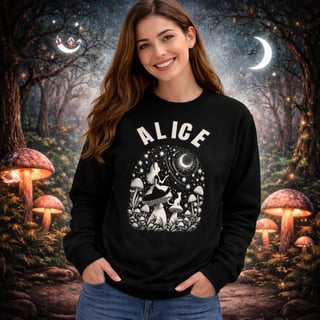 Moletom Alice no País das Maravilhas