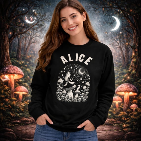 Moletom Alice no País das Maravilhas