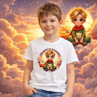 Nome do produto Camiseta Infantil Pequeno Príncipe