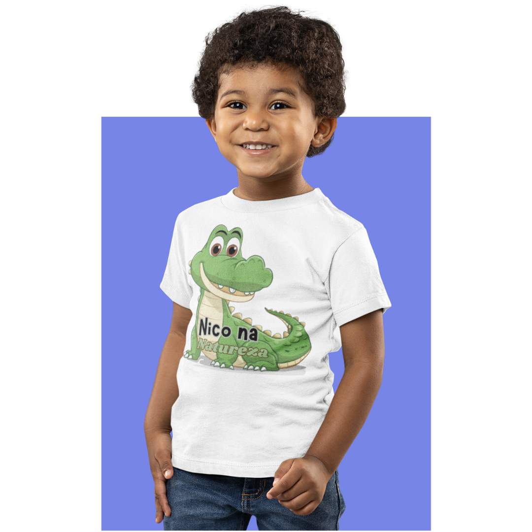 Camiseta Infantil Nico na Natureza