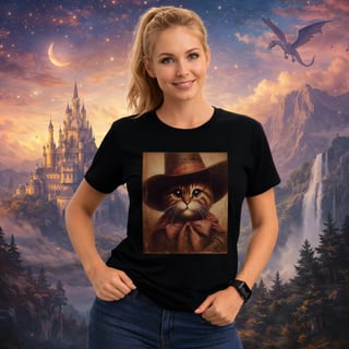Nome do produto Camiseta Gato de Botas Vintage