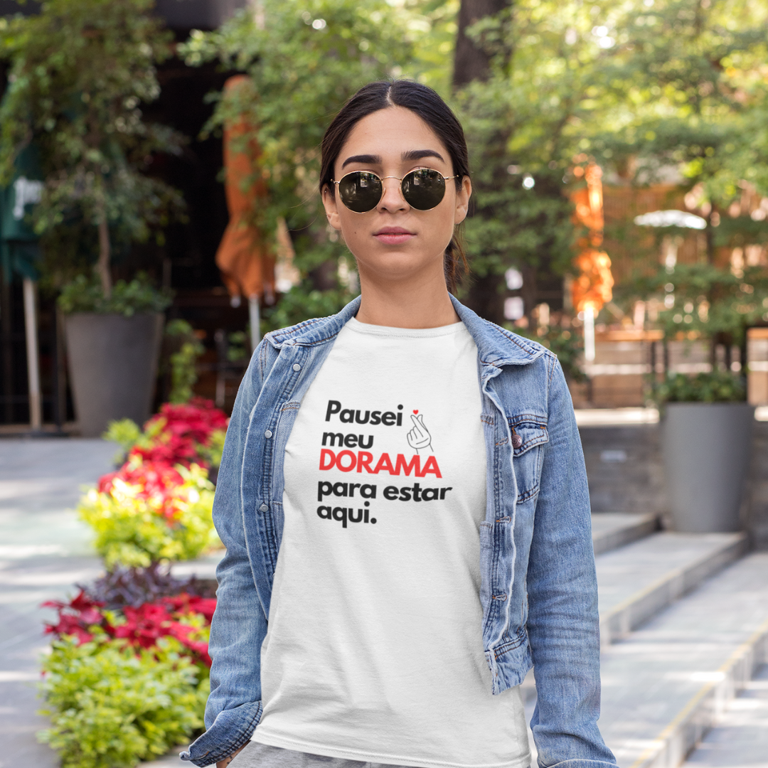 T-Shirt Pausei meu Dorama