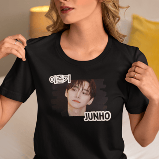 T-shirt Junho (Nome em Português e Coreano) 