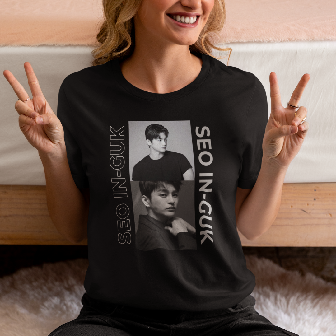 T-Shirt Preta Seo In-guk