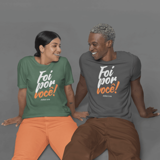 Nome do produto Camiseta Cristã Estonada - João 3:16