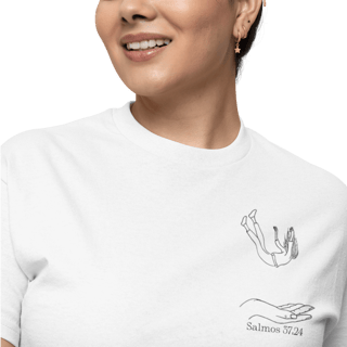 Nome do produto Camiseta Cristã Prime - Salmos 37:24