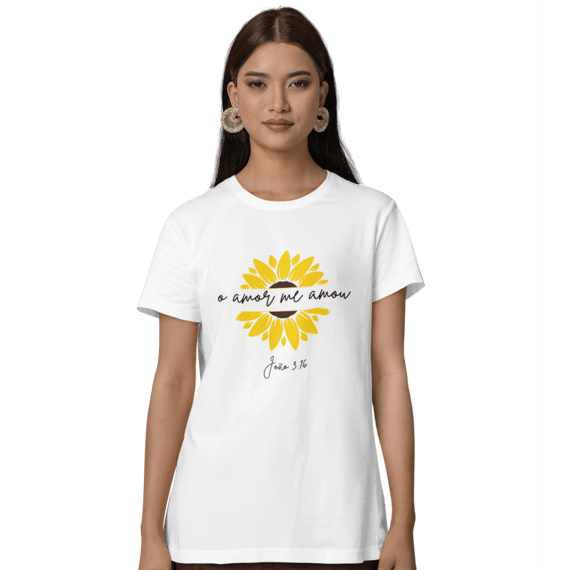 Camiseta Cristã Baby Long Prime - João 3:16