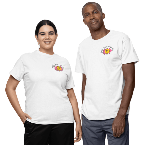 Camiseta Cristã Prime - Smile Jesus Loves You