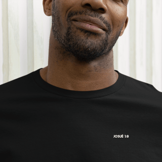 Nome do produto Camiseta Cristã Prime - Josué 1:9 - Minimalista