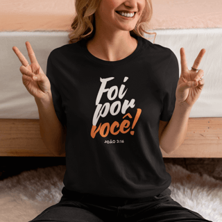 Nome do produto Camiseta Cristã - João 3:16