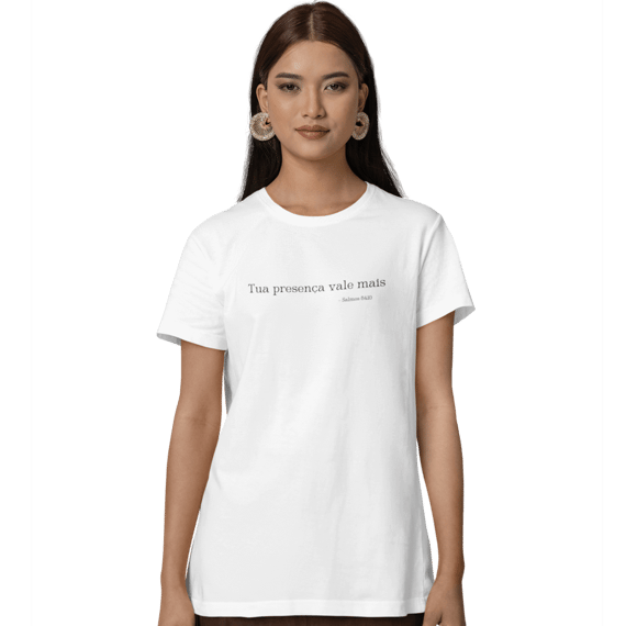 Camiseta Cristã Baby Long Prime - Salmos 84:10