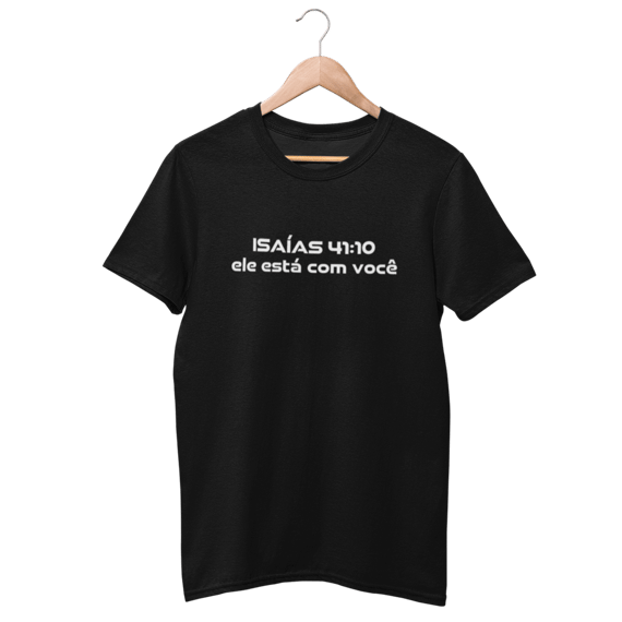 Camiseta Cristã Prime - Isaías 41:10 - Estampa Grande