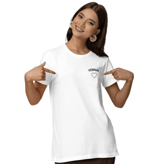 Camiseta Cristã Baby Long Prime - Yeshua Coração