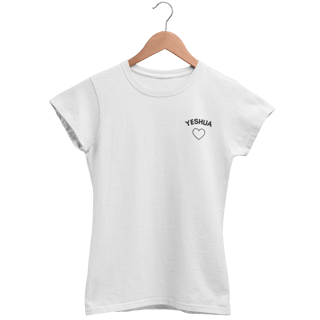 Nome do produto Camiseta Cristã Baby Long Prime - Yeshua Coração