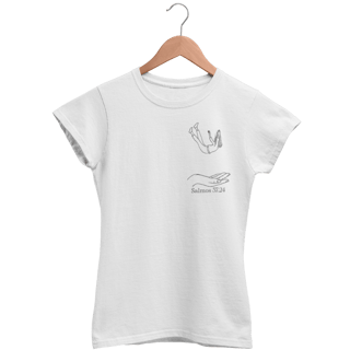 Nome do produto Camisetas Cristã Baby Long Prime - Salmos 37:24