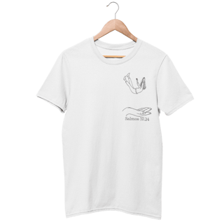 Nome do produto Camiseta Cristã Prime - Salmos 37:24