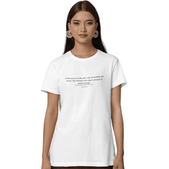 Camiseta Cristã Baby Long Prime - Salmos 23
