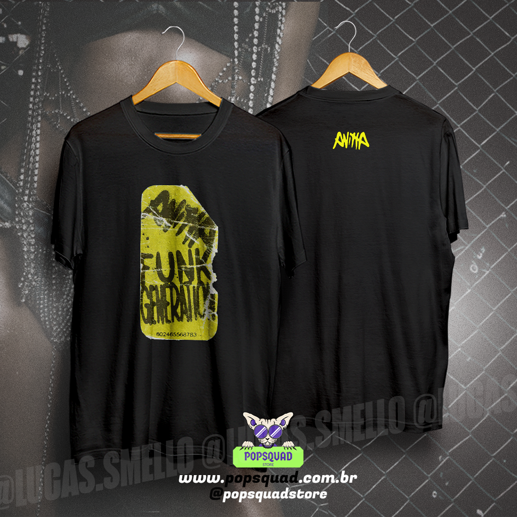 Camiseta Anitta Funk Generation Sticker