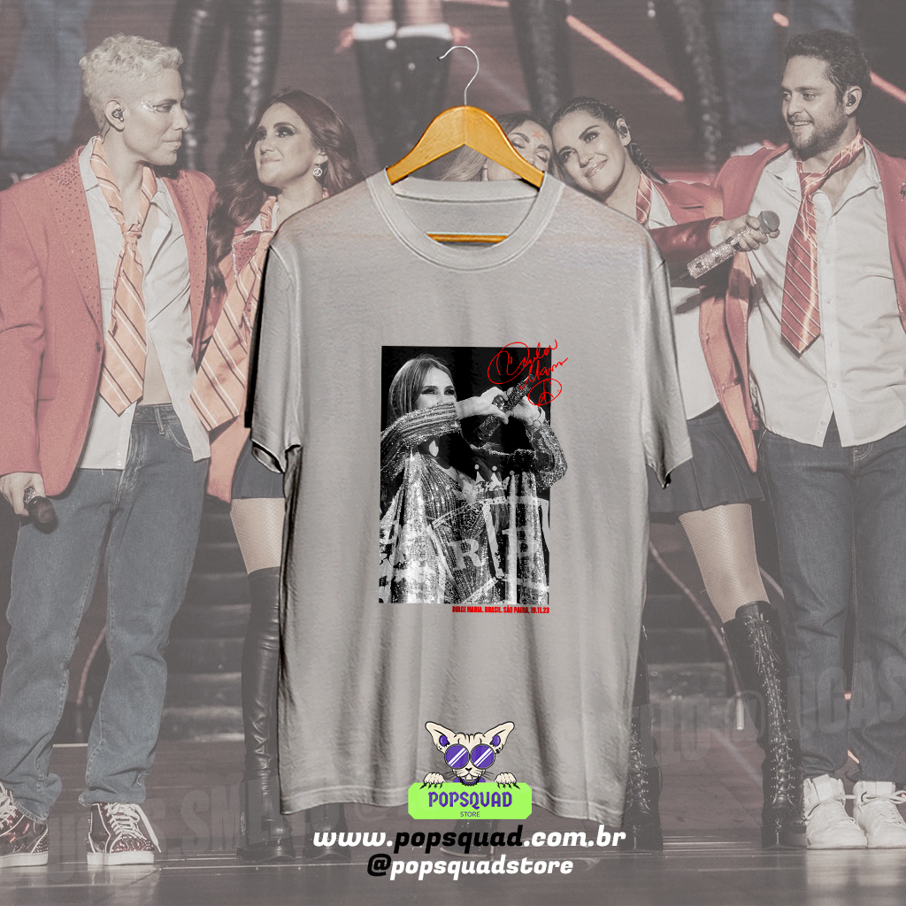 Camiseta Dulce Maria São Paulo (RBD)