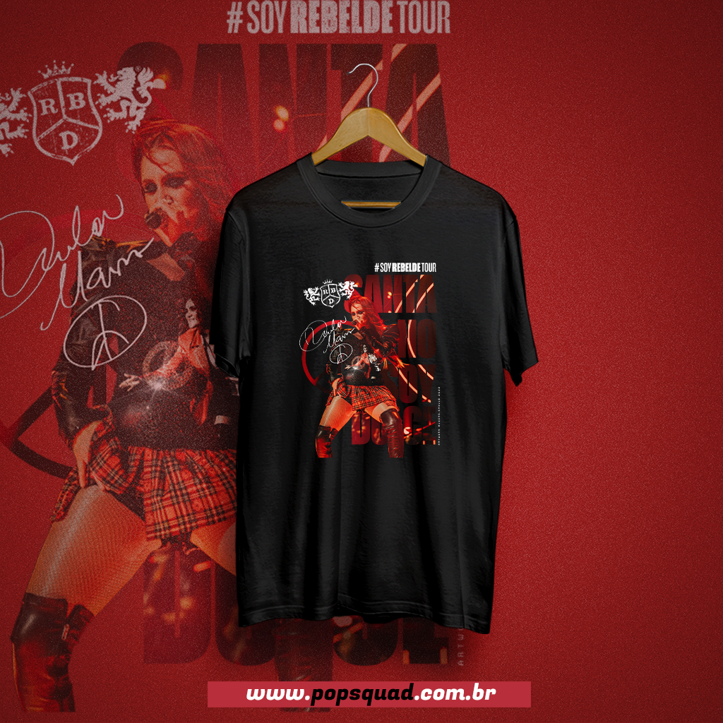 Camiseta RBD Dulce Maria Santa No Soy