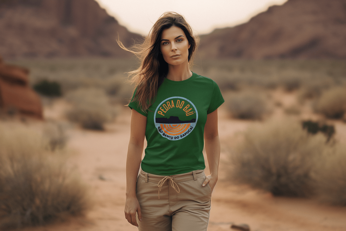 Nome do produto: Camiseta baby look algodão quality PEDRA DO BAÚ SBS