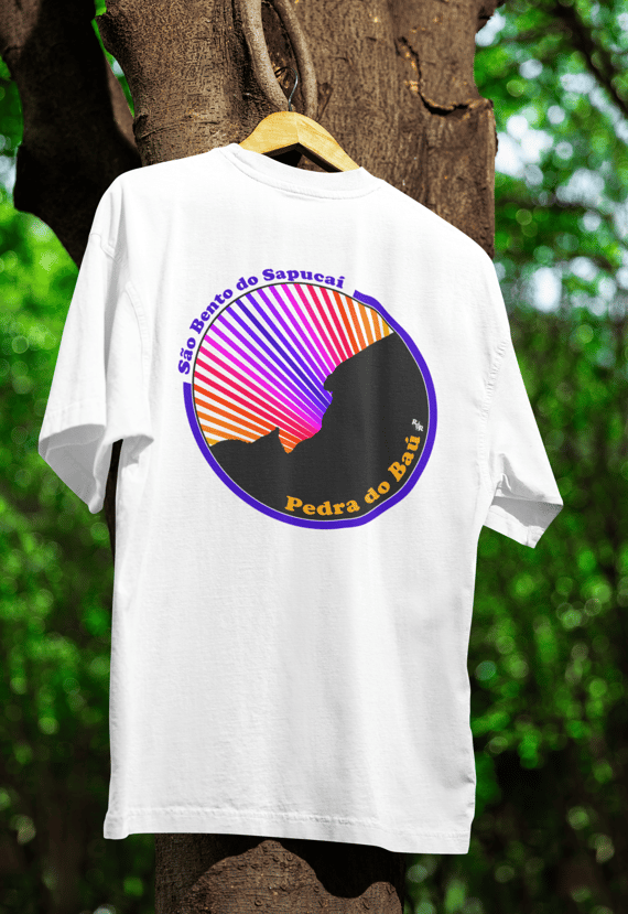Camiseta unissex algodão quality PEDRA DO BAÚ SBS (CORES)