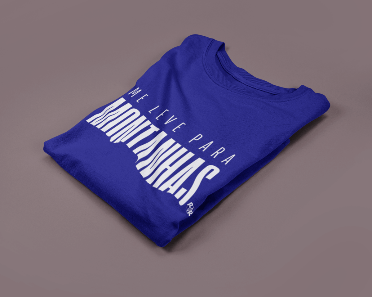 Nome do produto: Camiseta unissex algodão quality ME LEVE (estampa branca)