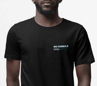 Nome do produto Camiseta Porsche 911 Blue - Minimalista