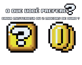 Nome do produto Caneca | Caixa Misteriosa - Super Mario World