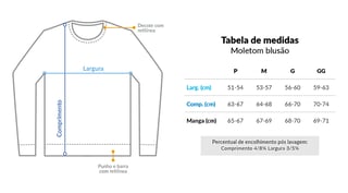 Nome do produto Blusa canguru