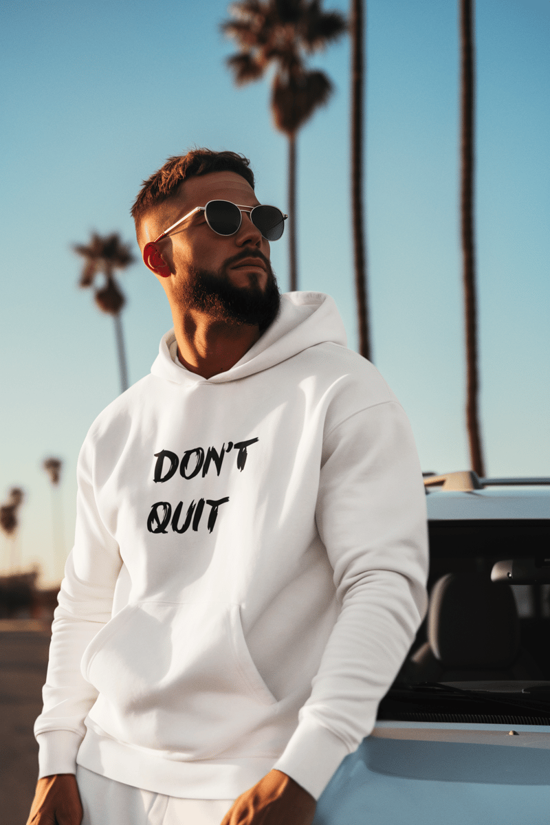 Nome do produto: Moletom Canguru Don\'t Quit