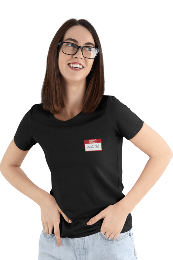CAMISA FEMININA HELLO MY NAME IS 