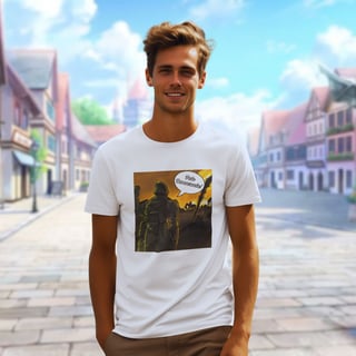 Nome do produto Camisa Helldivers pela Democracia!