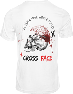 Camisa Cross Face (Letra preta)