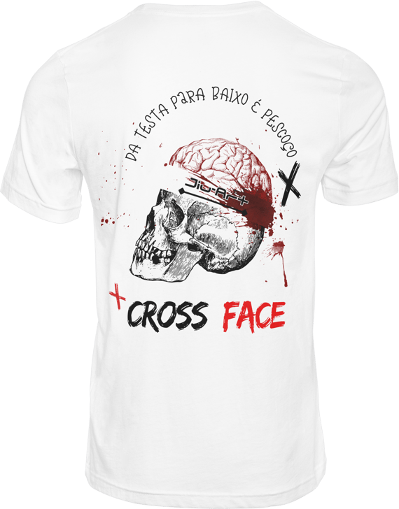 Camisa Cross Face (Letra preta)