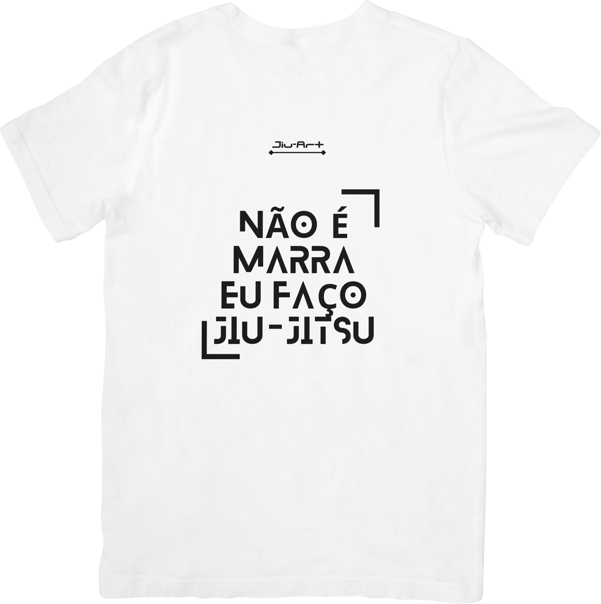 Nome do produto: Camisa não é marra (Letra preta)